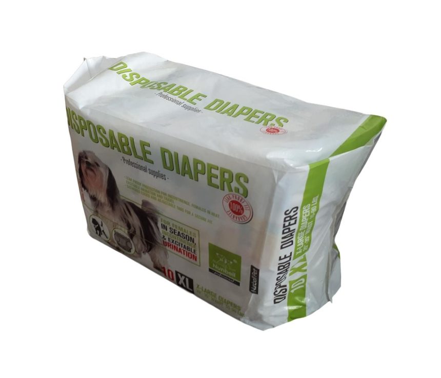 Disposable Dog Diapers XLarge Pack of 10 Instawags